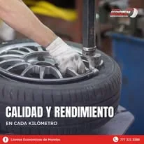 Servicio profesional de montaje de llantas